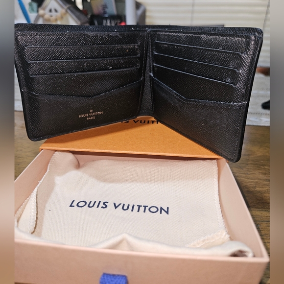 Louis Vuitton Wallet Canvas Black & Grey Mint Condtion 100% Authentic - Picture 16 of 16